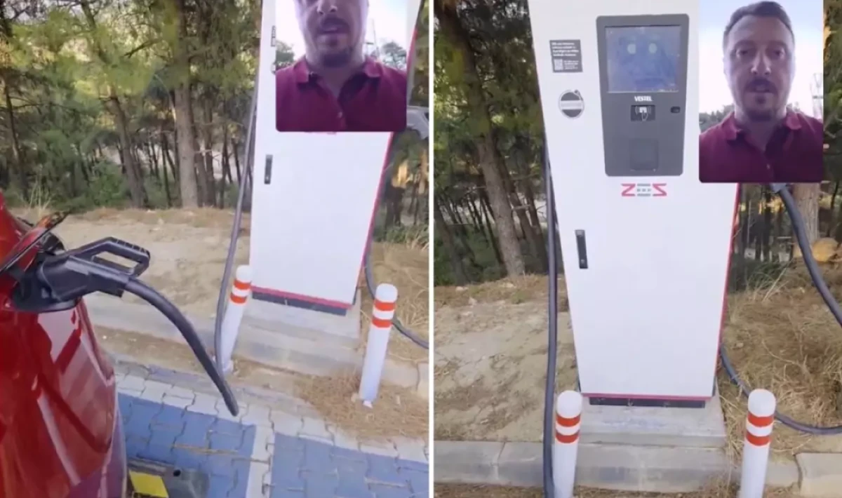Şarj İstasyonunda Şaşkına Çeviren Görüntü! Vatandaştan Sert Tepki